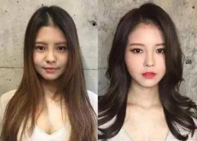 女生化妆前后有何区别(图1)